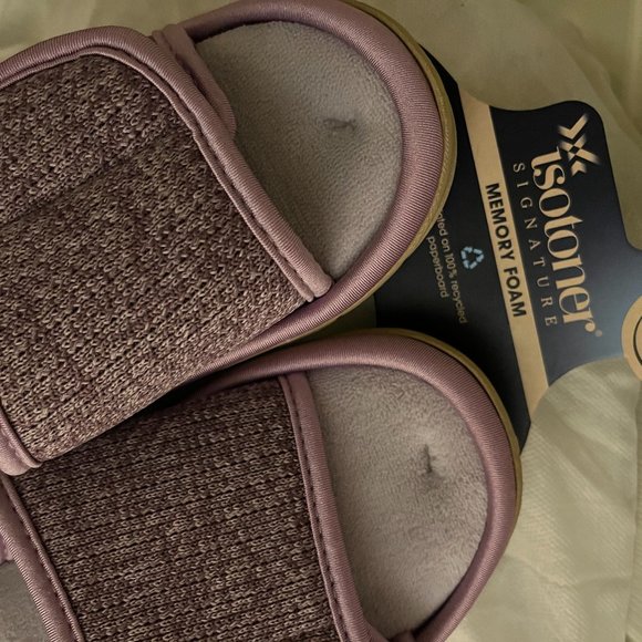 BNWT Isotoner Slip-On Slippers (6.5-7)-$25 for 2 | Shoe Sale Promo | Items $25 - Picture 1 of 3